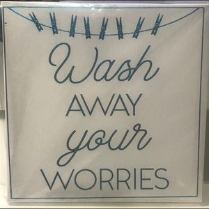 Wash away your worries Canvas